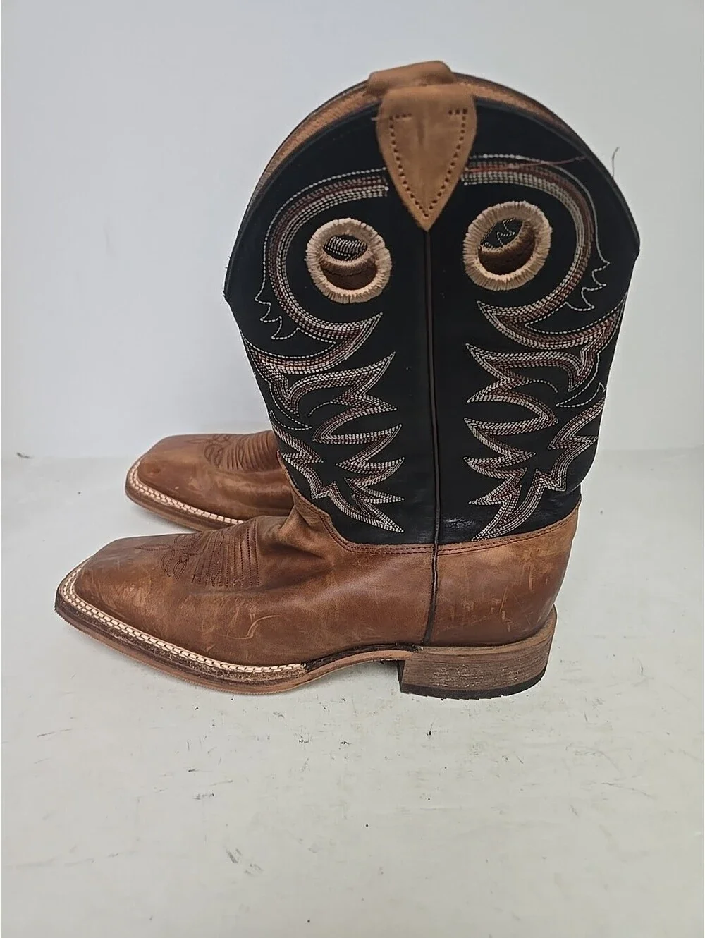 Justin Men's BR740  Bent Rail Caddo Cowboy Western Boot Brown Size 8D